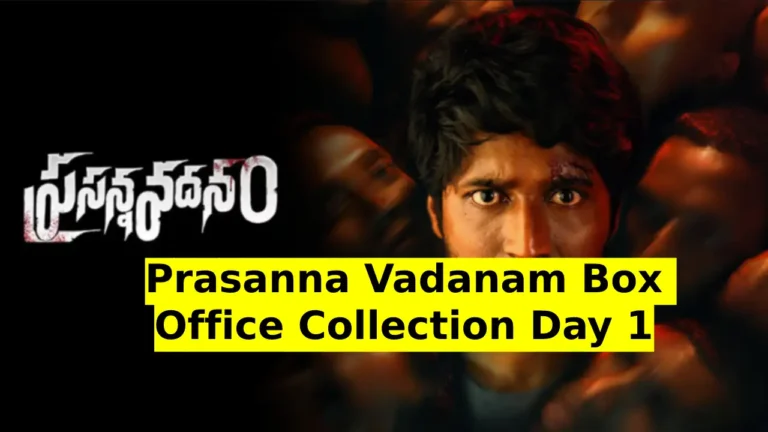 Prasanna Vadanam Box Office Collection Day 1